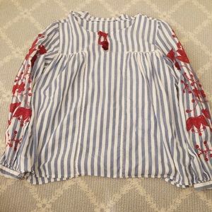zara long sleeve blouse !